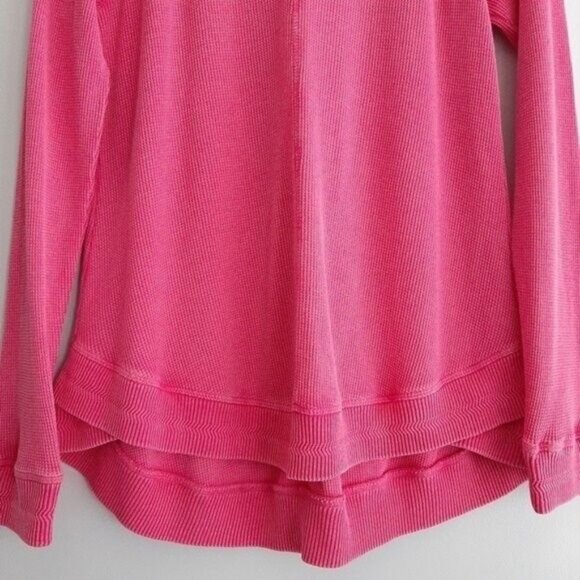 SOFT SURROUNDINGS Darby Soft Waffle Knit Thermal Top Sz S - Picture 5 of 9